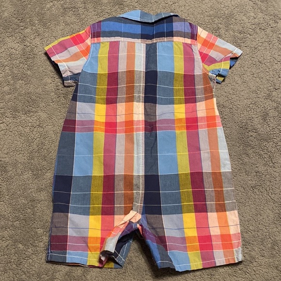 Gap Baby Plaid Shorty One-Piece 12-18 mo - Picture 5 of 5